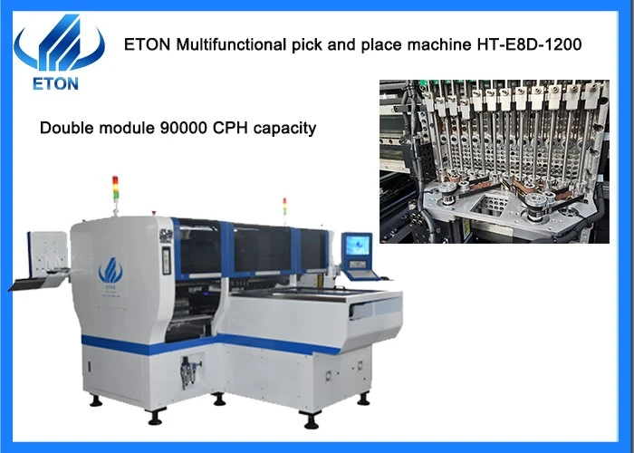 LED Lighting 90000 CPH Capacity Multifuctional Placement Machine